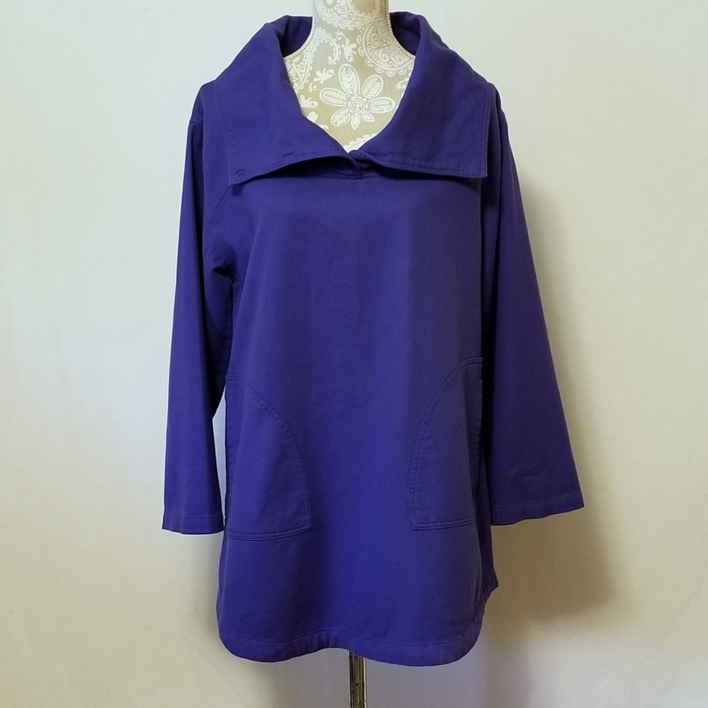 Soft Surroundings Athleisure Pull-Over Tunic Sz XS